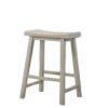 Alonzo - 17.5" Backless Ergonomic Counter Height Stool (Set of 2) - Light Gray - Image 2