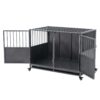 Heavy Duty Dog Crate - Silver Gray - Image 26