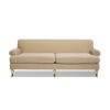 Alana Lawson - Two Cushion Tightback Sofa - Fawn Brown - Image 3