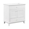 Bathroom Vanity Base Without Sink, Bathroom Cabinet With Two Doors And One Drawer - White - Image 15
