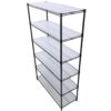 84" x 48" x 20" 6 Tier 6000Lbs Capacity Nsf Metal Shelf Wire Shelving Unit, Heavy Duty Adjustable Storage Rack With Wheels & Shelf Liners For Commercial Grade Utility Steel Storage Rack - Black - Image 7