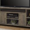 Joshua Creek - TV Stand Console For TVs Up To 70" - Barnwood - Image 3
