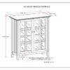 Acadian - Medium Storage Cabinet - Distressed Gray - Image 6