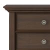 Amherst - Bedside Table - Natural Aged Brown - Image 7