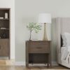 Ela - Bedside Table - Smoky Brown - Image 9