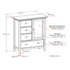 Redmond - Medium Storage Cabinet - Farmhouse Gray - Image 7