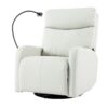 31.5" 270 Power Swivel Rocker Recliner Chair, Electric Glider Reclining Sofa With USB Ports, Power Swivel Glider, Rocking Chair Nursery Recliners For Living Room Bedroom - Light Gray - Image 17