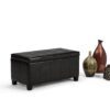 Dover - Storage Ottoman Bench - Midnight Black - Image 8