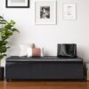 Avalon - Extra Large Storage Ottoman Bench - Tanners Brown - Image 7