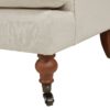 Alana Lawson - Accent Arm Chair Metal Casters - Light Beige - Image 9