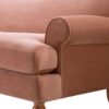 Alana Lawson - Three Cushion Tightback Sofa - Peach Orange - Image 9