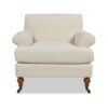 Alana Lawson - Accent Arm Chair Metal Casters - Light Beige - Image 4
