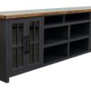 Essex - TV Stand Console For TVs Up To 100" - Black, Whiskey - Image 3
