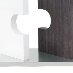 Iris - Dining Table - Gray