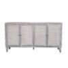 Accent Cabinet 4 Door Wooden Cabinet Sideboard Buffet Server Cabinet Storage Cabinet, For Living Room, Entryway, Hallway, Office, Kitchen And Dining Room - Natural Wood Wash - Image 5