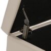 Dover - Storage Ottoman Bench - Satin Cream - Image 9