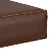 Brody - Extra Large Coffee Table Pouf - Distressed Dark Brown - Image 4