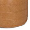 Brody - Round Pouf - Distressed Brown - Image 5