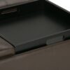 Avalon - Square Coffee Table Storage Ottoman - Chocolate Brown - Image 5