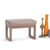Milltown - Footstool Small Ottoman Bench - Ash Blonde - Image 7