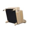 Alana Lawson - Accent Arm Chair Metal Casters - Fawn Brown - Image 9