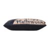 Crow Happy Halloween Pillow - Beige / Black - Image 3
