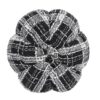 Light Plaid Pumpkin, For Holiday Halloween Decor - Black / White - Image 5