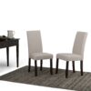 Acadian - Parson Dining Chair (Set of 2) - Light Beige - Image 8