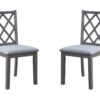 Carlisle - 5 Piece Extendable Wood Dining Set With Upholstered Seat Cushion (Set of 5) - Gray - Image 2