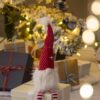 Christmas Gnomes Decorations, Christmas Table Home Ornaments For Holiday Party Gifts (Set of 2) - White / Red - Image 3