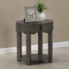 Jonah - MDF End Table With USB Ports - Light Brown - Image 4