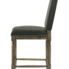 Everton - Fabric Counter Height Chair With Nailhead Trim - Gray - Image 5