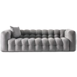 Eden - Modern Tufted Chesterfield Sofa - Gray
