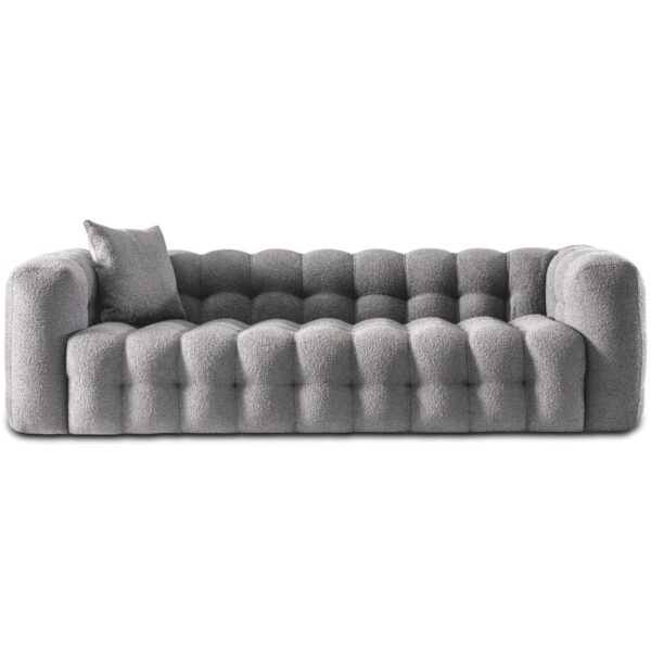 Eden - Modern Tufted Chesterfield Sofa - Gray