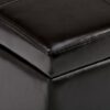 Kingsley - Large Storage Ottoman - Coffee Brown - Image 6