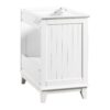 Bathroom Vanity Base Without Sink, Bathroom Cabinet With Two Doors And One Drawer - White - Image 17