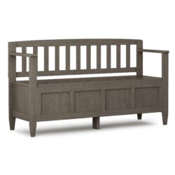 Brooklyn - Entryway Storage Bench - Farmhouse Gray
