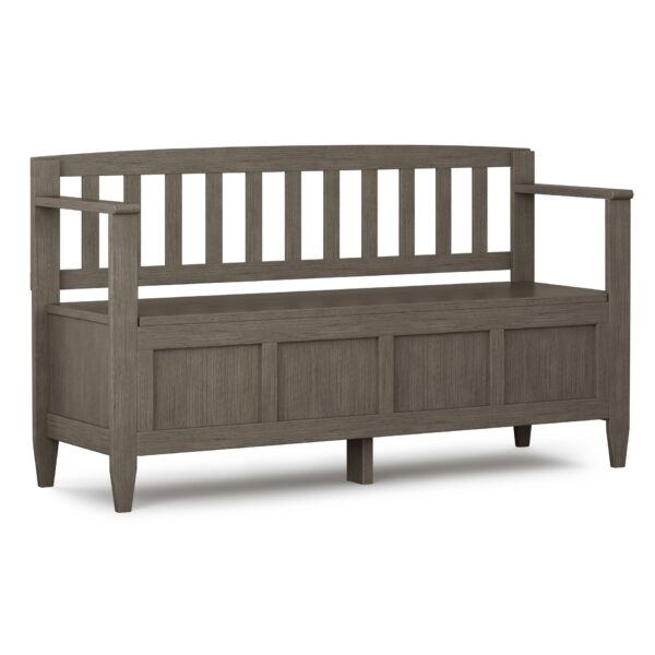 Brooklyn - Entryway Storage Bench - Farmhouse Gray