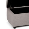 Hamilton - Storage Ottoman - Cloud Gray - Image 7