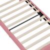 Twin Size Lovely Crown Fantasy Leather Princess Bed With Tufted Headboard - Pink / Cream - Image 10