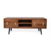 Asther - Acacia Wood TV Cabinet - Natural Wood / Brown - Image 2