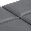 Avalon - Square Coffee Table Storage Ottoman - Stone Gray - Image 9