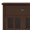 Artisan - Large 4 Door Sideboard Buffet - Russet Brown - Image 6