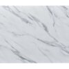 Landon - Coffee Table With Glass Marble Texture Top And Bent Wood Design - White - Image 3