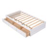 Twin Size Platform Storage Bed With 3 Drawers - White - Image 9