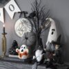 Halloween Witch Decor (Set of 3) - Black / Orange / Purple - Image 13