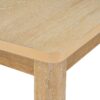 Topmax - Rustic Extendable Dining Table Set With Removable Leaf, 6 Upholstered Armless Dining Chairs And 2 Padded Arm Chairs, 9 Pieces - Natural - Image 16