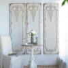 Large Wall Art Panel, Rectangle Wall Sculpture, Wall Decor For Living Room Dining Room Office Bedroom (Set of 3) - White - Image 5