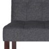 Andover - Parson Dining Chair (Set of 2) - Slate Gray - Image 4