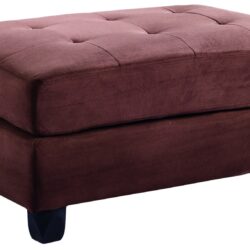 Chic Lounge Ottoman - Chocolate